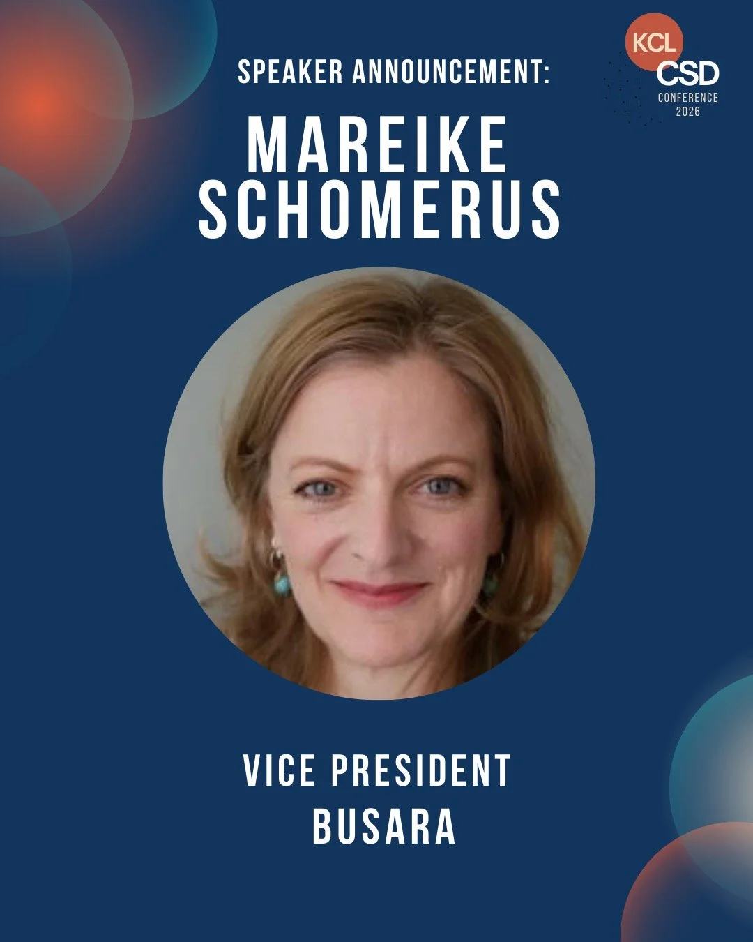 📣We are delighted to reveal that Mareike Schomerus will be joining us as a panelist for the CSD Conference. She will be speaking on our panel on &ldquo;Life in the Vacuum: Post-aid Innovations and Adaptation Strategies&rdquo;.

Mareike finished her 