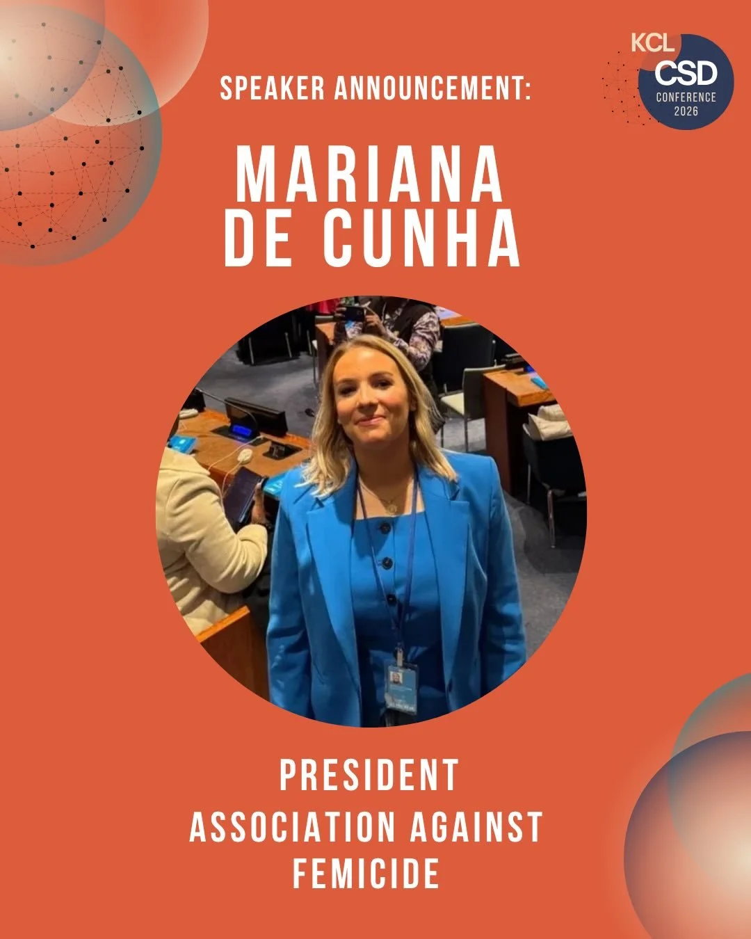 📣 We&rsquo;re delighted to announce that Mariana da Cunha will be joining us as a panelist at the CSD Conference this month! Mariana will be giving her expert insights on our third panel, &lsquo;Life in the Vacuum: Post-aid Innovations and Adaptatio