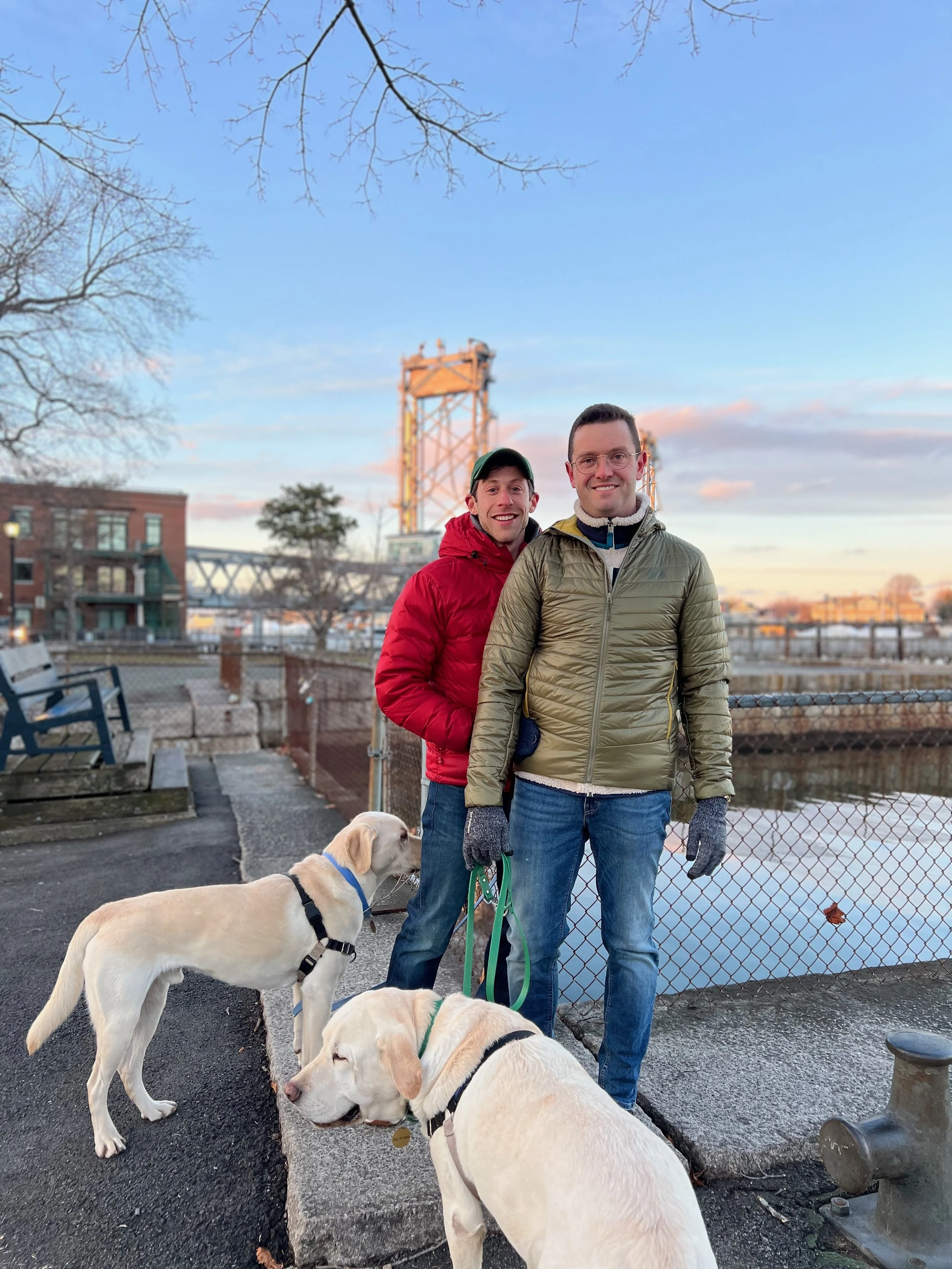 prescott park with the boys