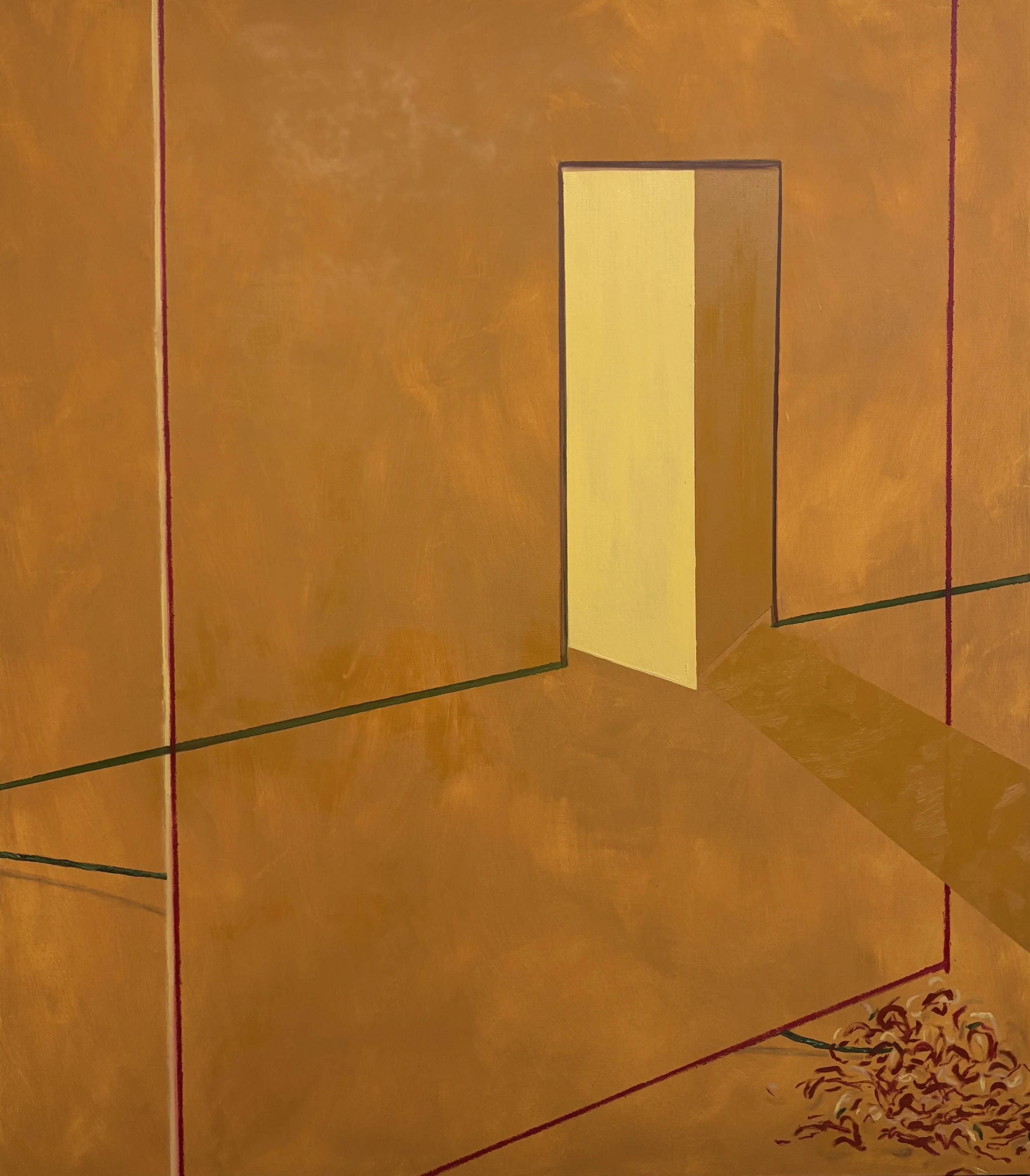 In the presence of us, 65x57 inches, Oil on canvas, 2025