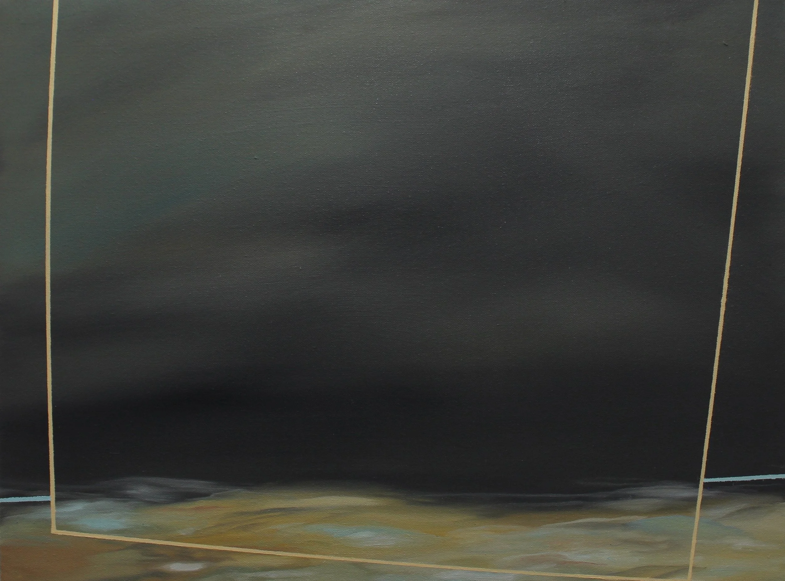 I went on the horizon to look at tomorrow, 18x24 inches, Oil on canvas, 2026