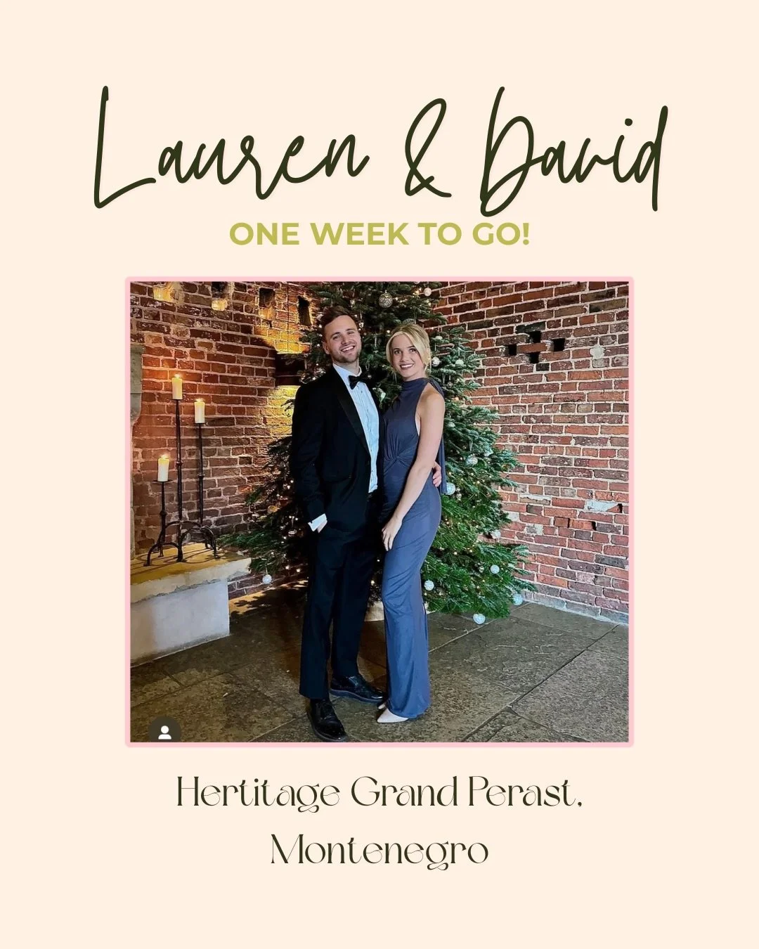 ✨ONE WEEK TO GO✨

This time next week, I will be the heart of Perast overlooking the Bay of Kotor marrying these two beauties. 

David &amp; Lauren, it has been an absolute honour planning this ceremony with you. Thank you for choosing me and putting