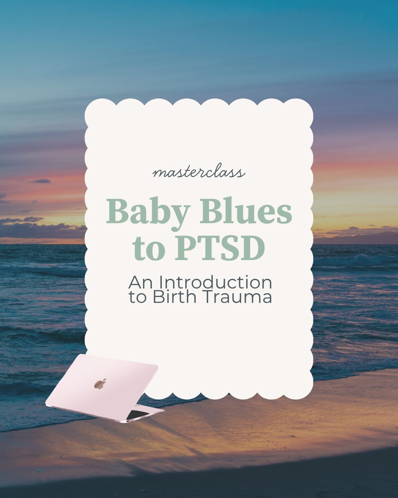 I&rsquo;m going to be doing a 90 minute masterclass on Baby Blues to PTSD: An Introduction to Birth Trauma live on Zoom - Thursday 23rd April from 13:00-14:30. And yes, there&rsquo;ll be a replay for those who can&rsquo;t make it.

I had a couple of 