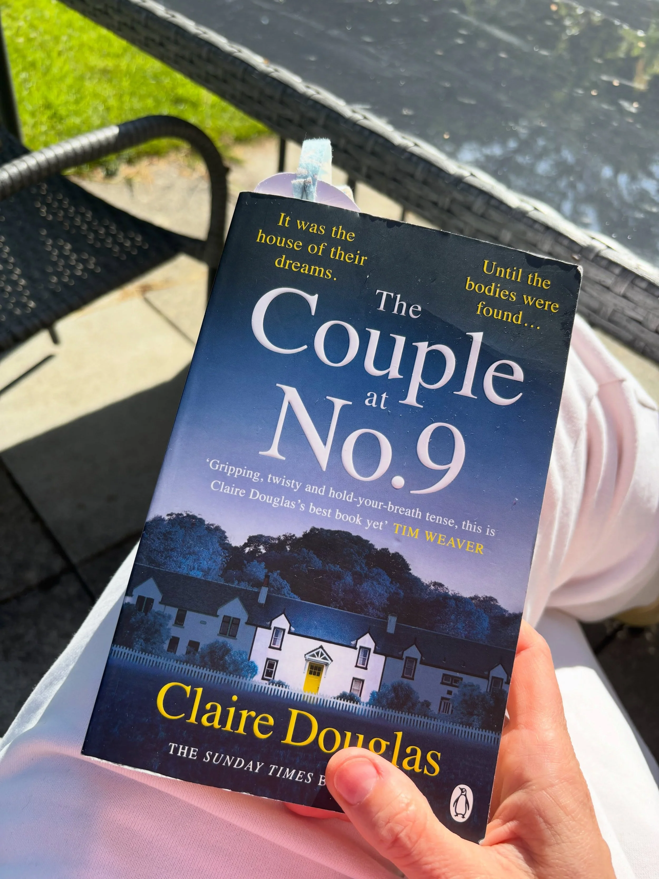 I should have been born a lizard. 🦎 

Basking in the sunshine with my book&hellip; 12 hours earlier I was snuggled under the blanket on a wet &amp; windy autumnal start to the day. 

Really enjoying getting back into reading fiction lately. I&rsquo;