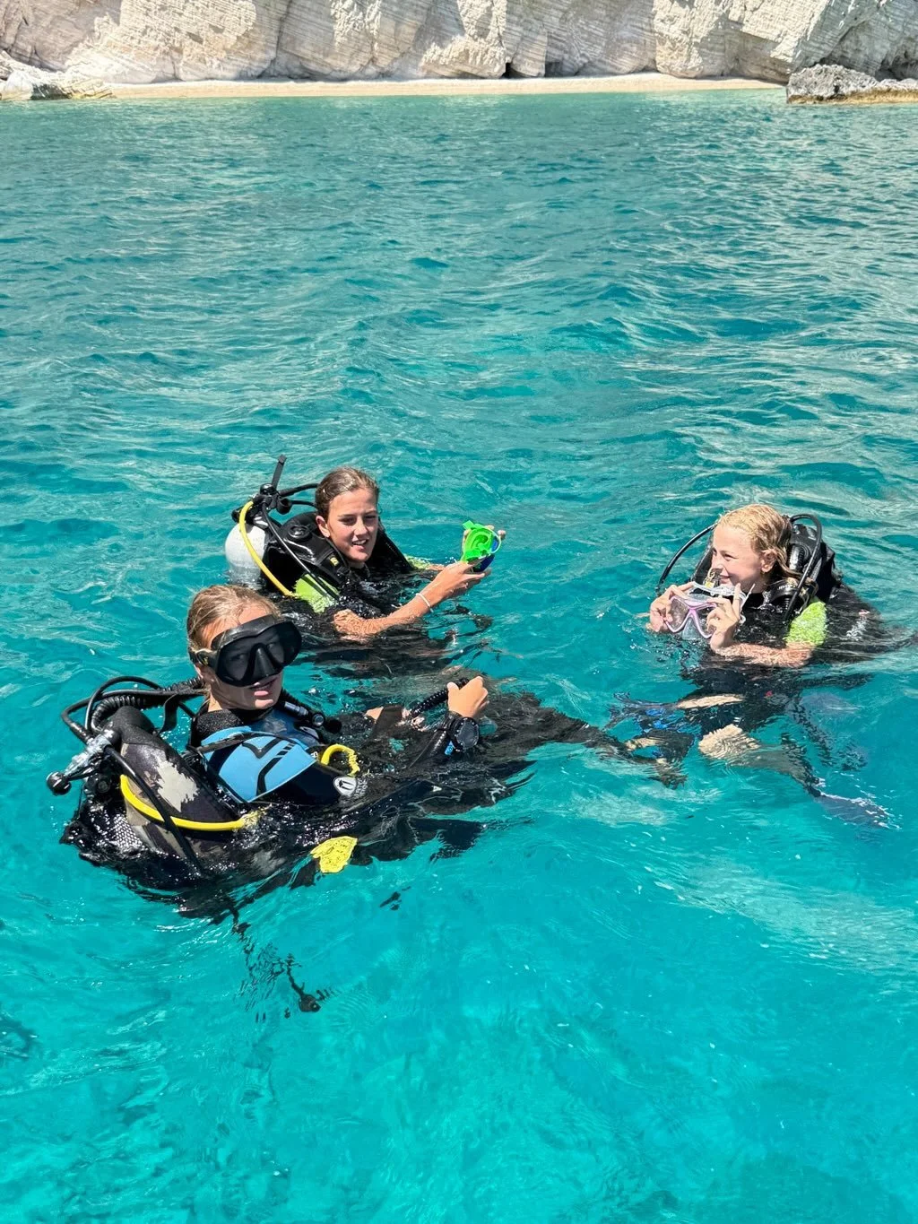 PADI Discover Scuba Dive at Turtle Island in Zakynthos with Eurodivers Zante