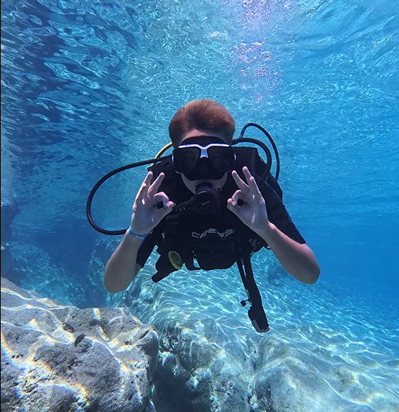 PADI Discover Scuba Diving with Eurodivers Zante in crystal clear waters in Zakynthos.