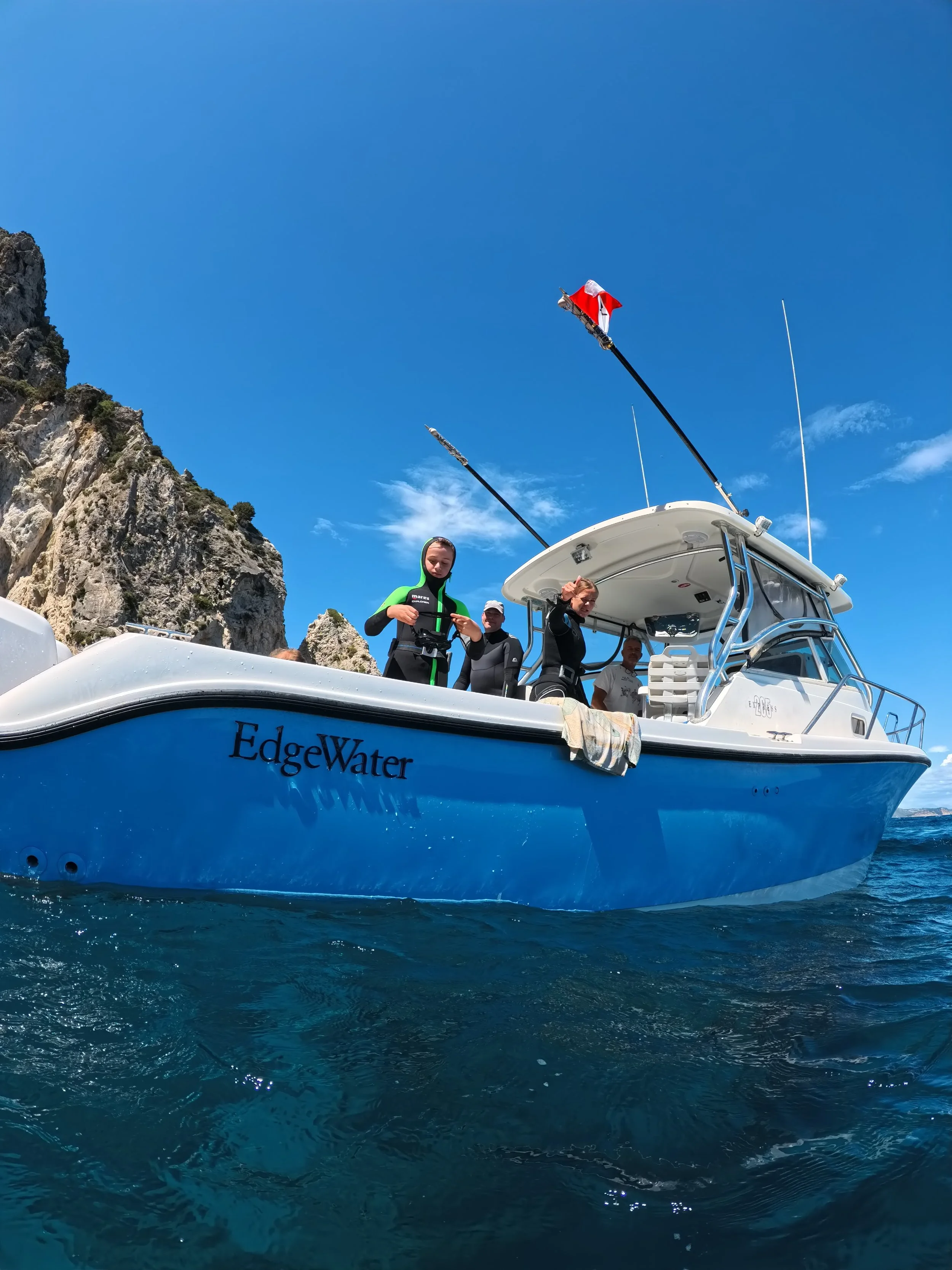 Eurodivers Zante VIP trip to keri caves on zakynthos Greece