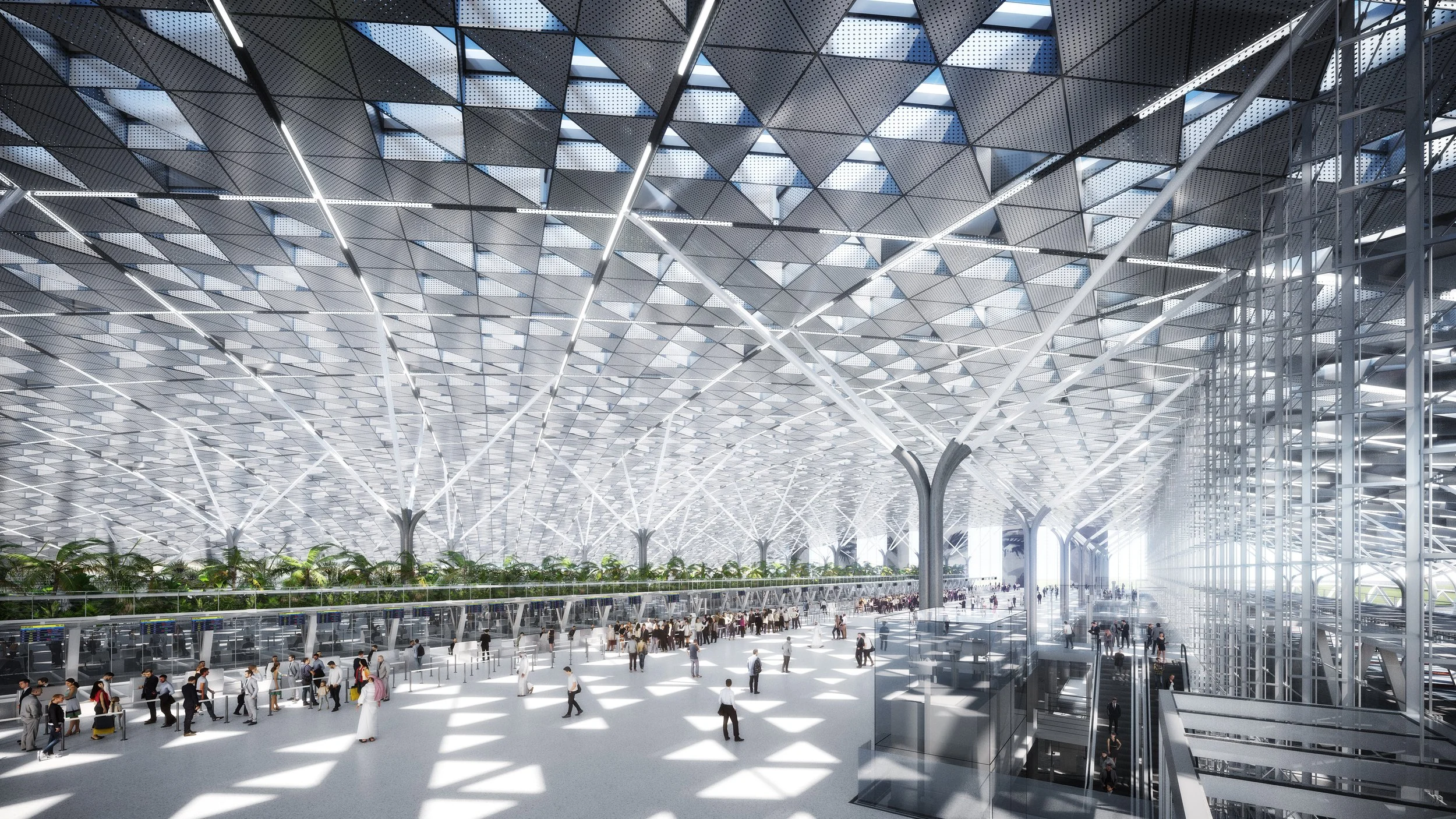 AIRPORT COMPETITION - PROJECT LEADER: DAMAA - RENDER: QUANTUM SPACE