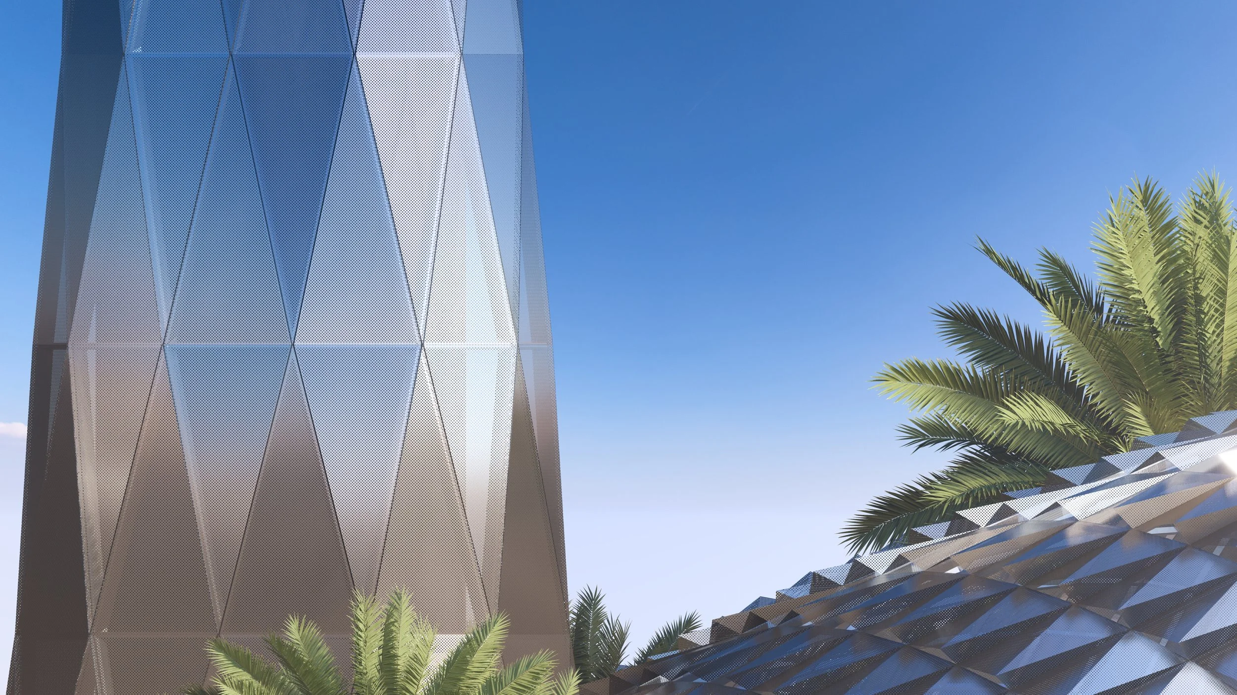 AIRPORT FACILITY COMPETITION - DESIGNER: FGP - PROJECT LEADER: DAMAA - RENDER AND MODELING: DAMAA