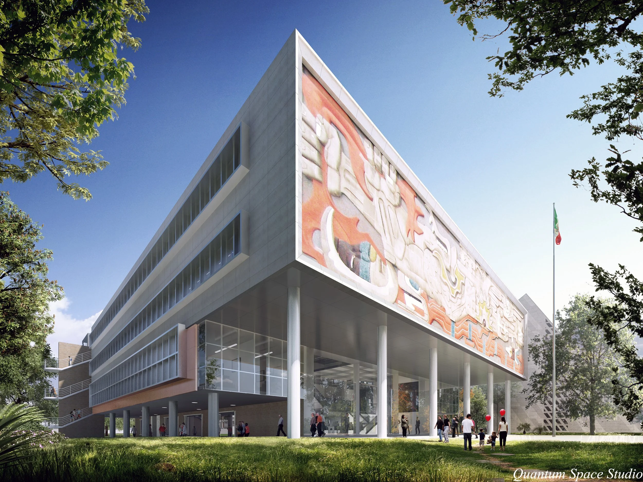 RECTORÍA - DESIGNER: FGP - PROJECT LEADER: DAMAA - RENDER: QUANTUM SPACE