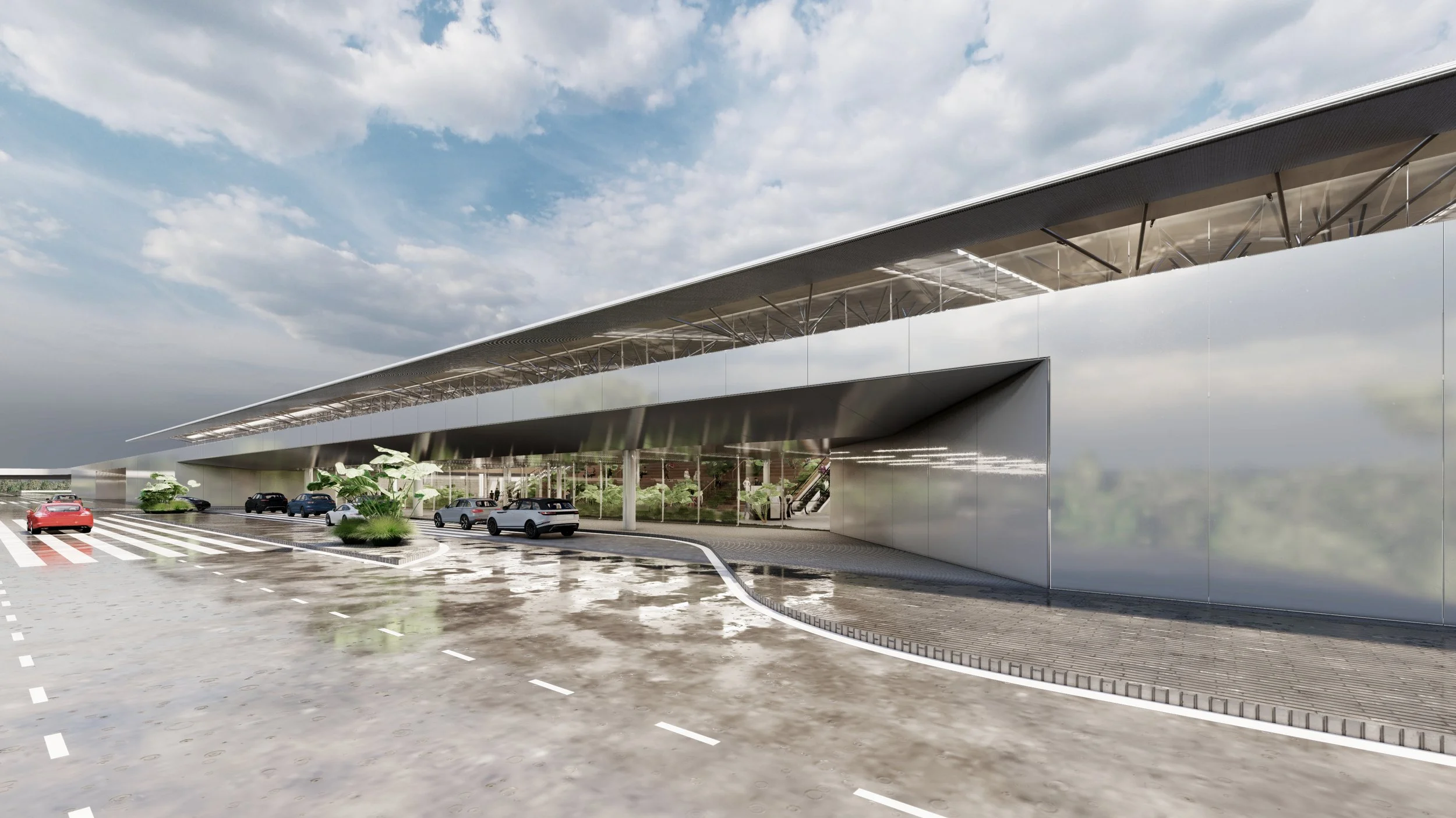 STUTTGART AIRPORT COMPETITION - DESIGNER: FGP - PROJECT LEADER: DAMAA - RENDER AND MODELING: DAMAA