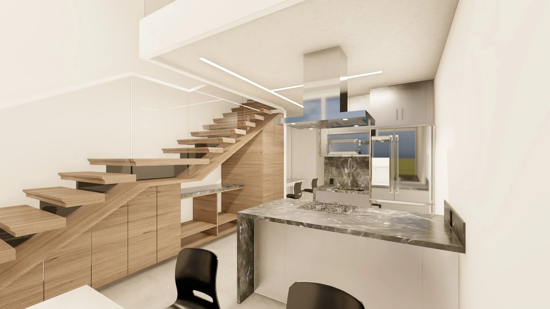 MAZATLAN - INTERIORS PACKAGE: DAMAA - RENDER AND MODELING: DAMAA