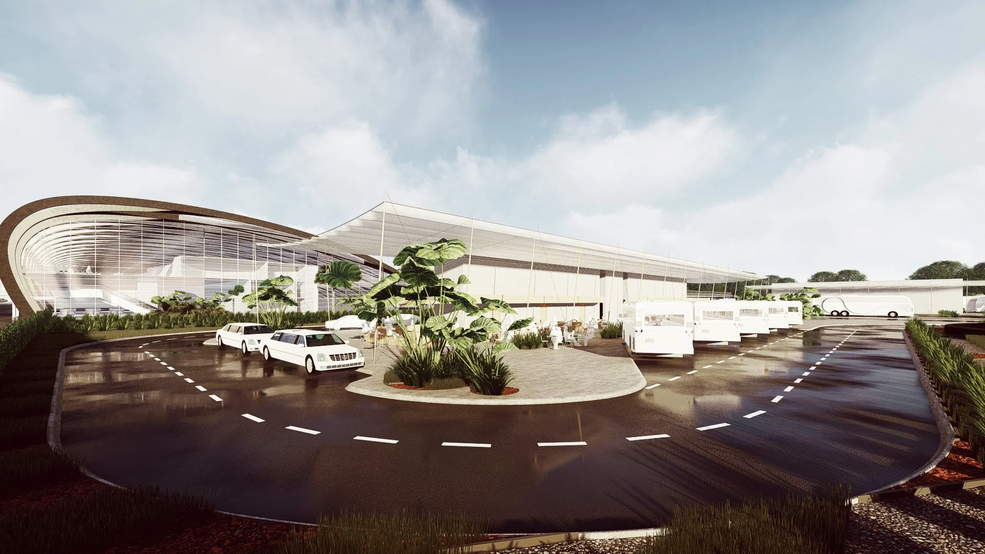 AIRPORT COMPETITION - DESIGNER: FGP - PROJECT LEADER: DAMAA - RENDER AND MODELIG: DAMAA