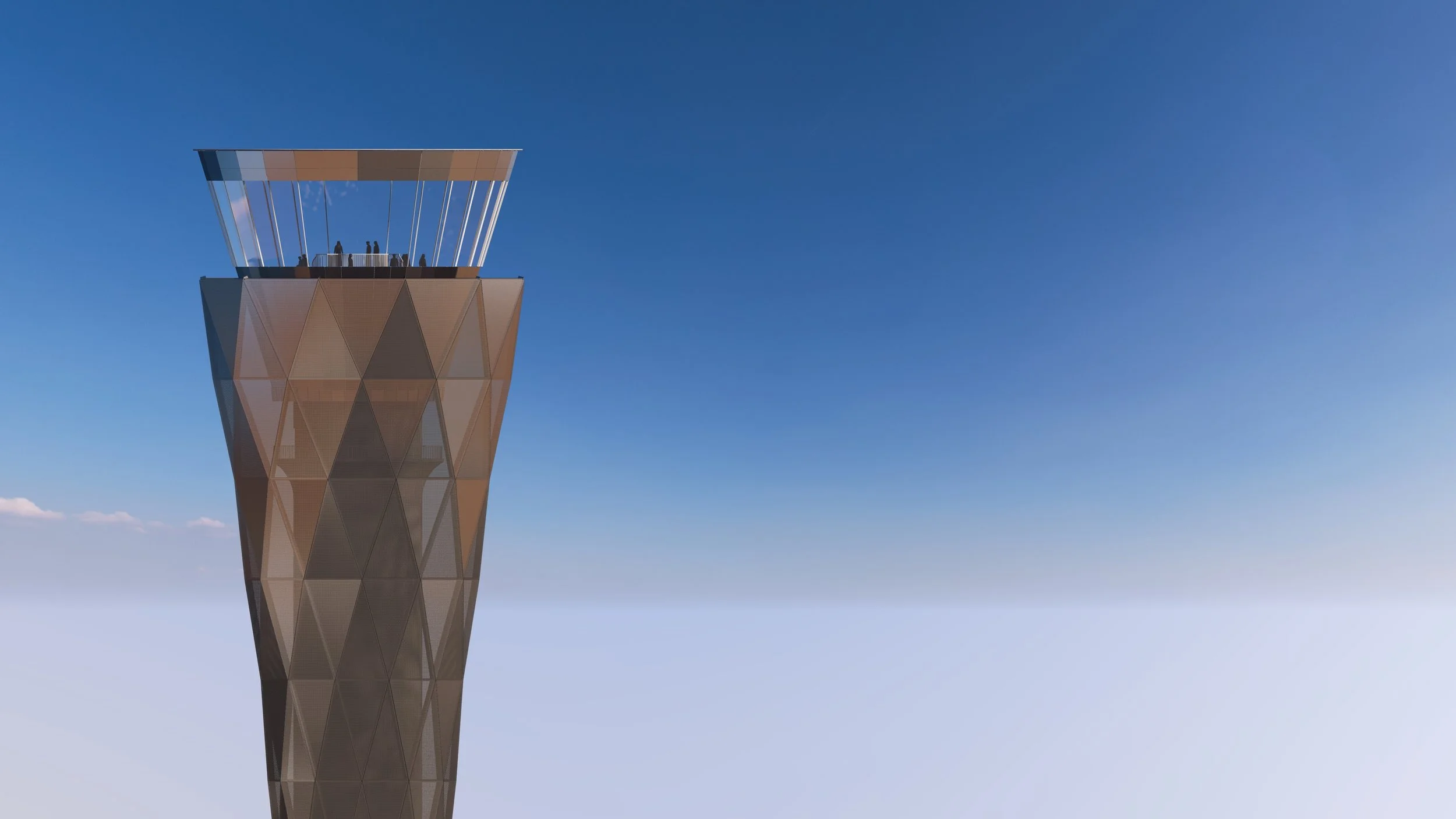 AIRPORT FACILITY COMPETITION - DESIGNER: FGP - PROJECT LEADER: DAMAA - RENDER AND MODELING: DAMAA