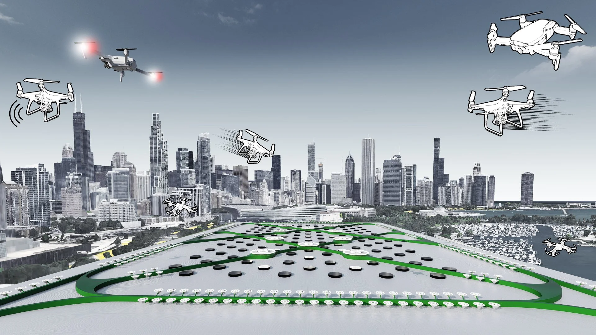 COMPETITION - DESIGNER: FGP - PROJECT LEADER: DAMAA - RENDER AND MODELING: DAMAA