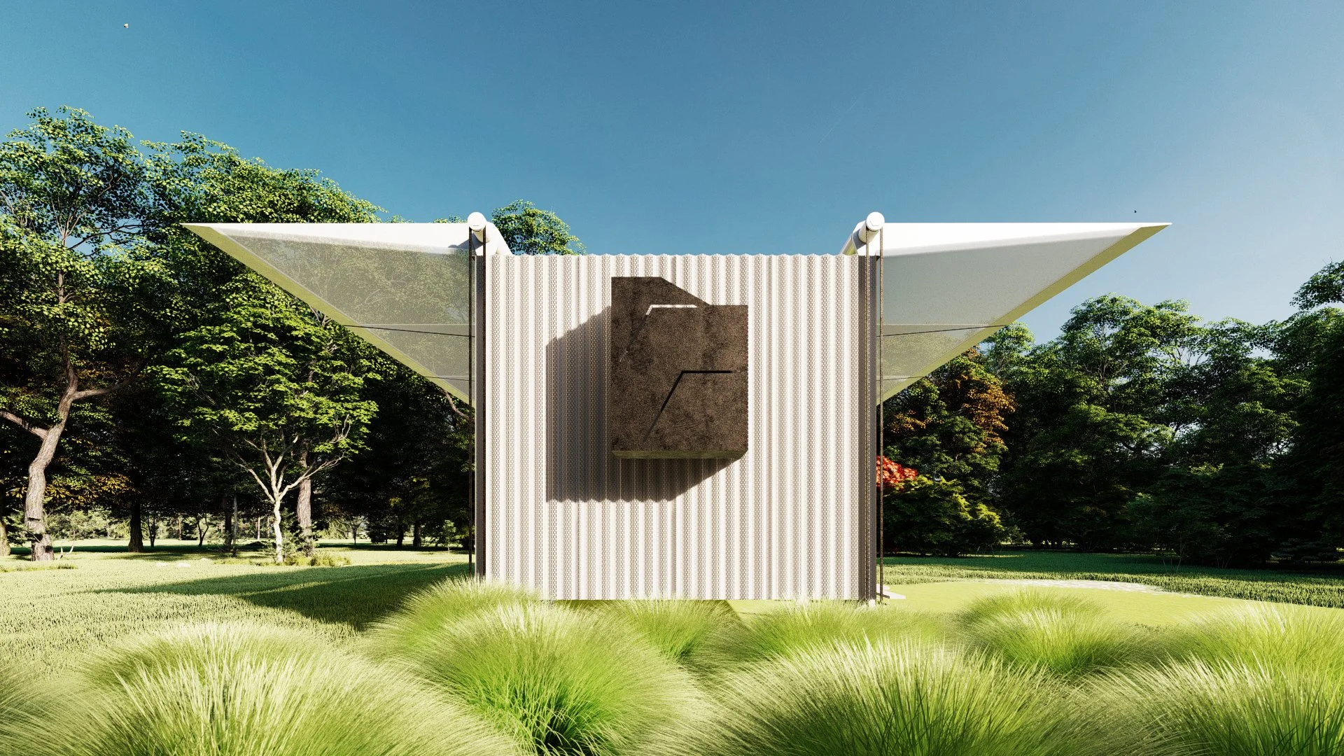 CONTAINER - DESIGNER: FGP - PROJECT LEADER: DAMAA - RENDER AND MODELING: DAMAA