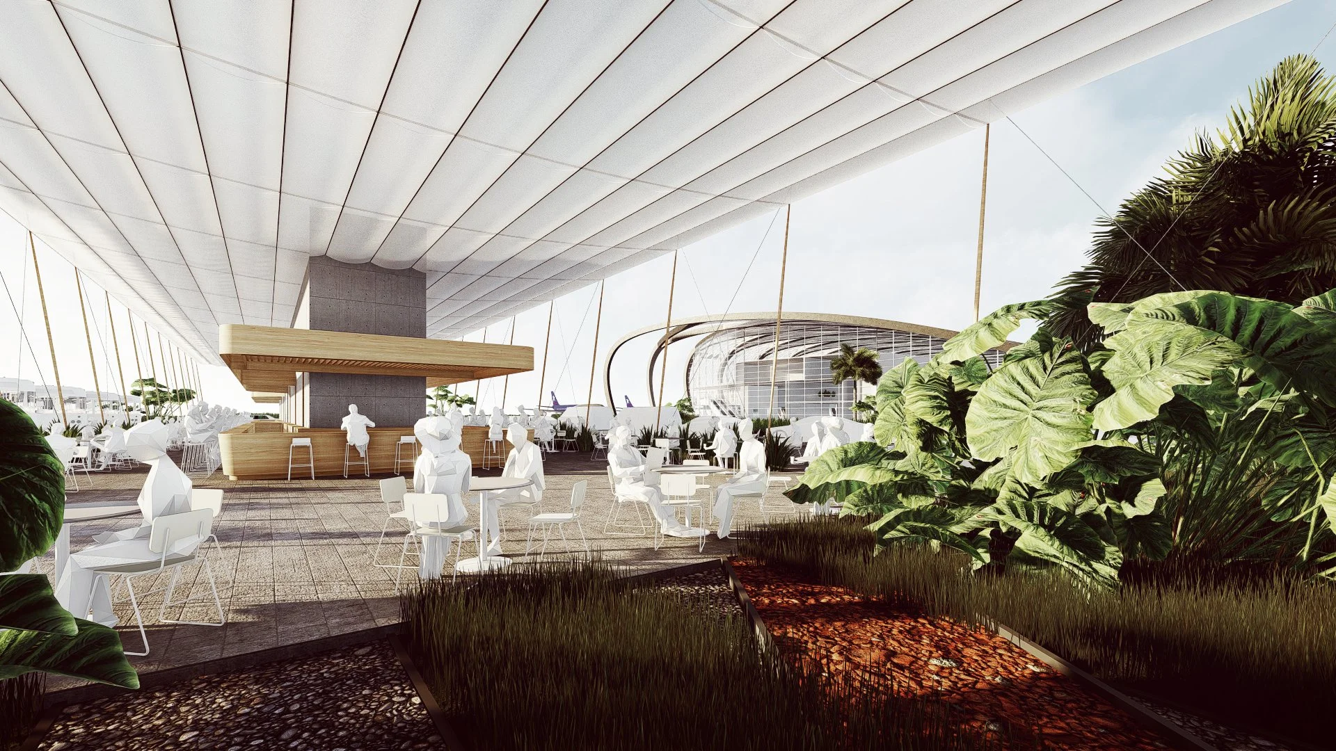 AIRPORT COMPETITION - DESIGNER: FGP - PROJECT LEADER: DAMAA - RENDER: DAMAA