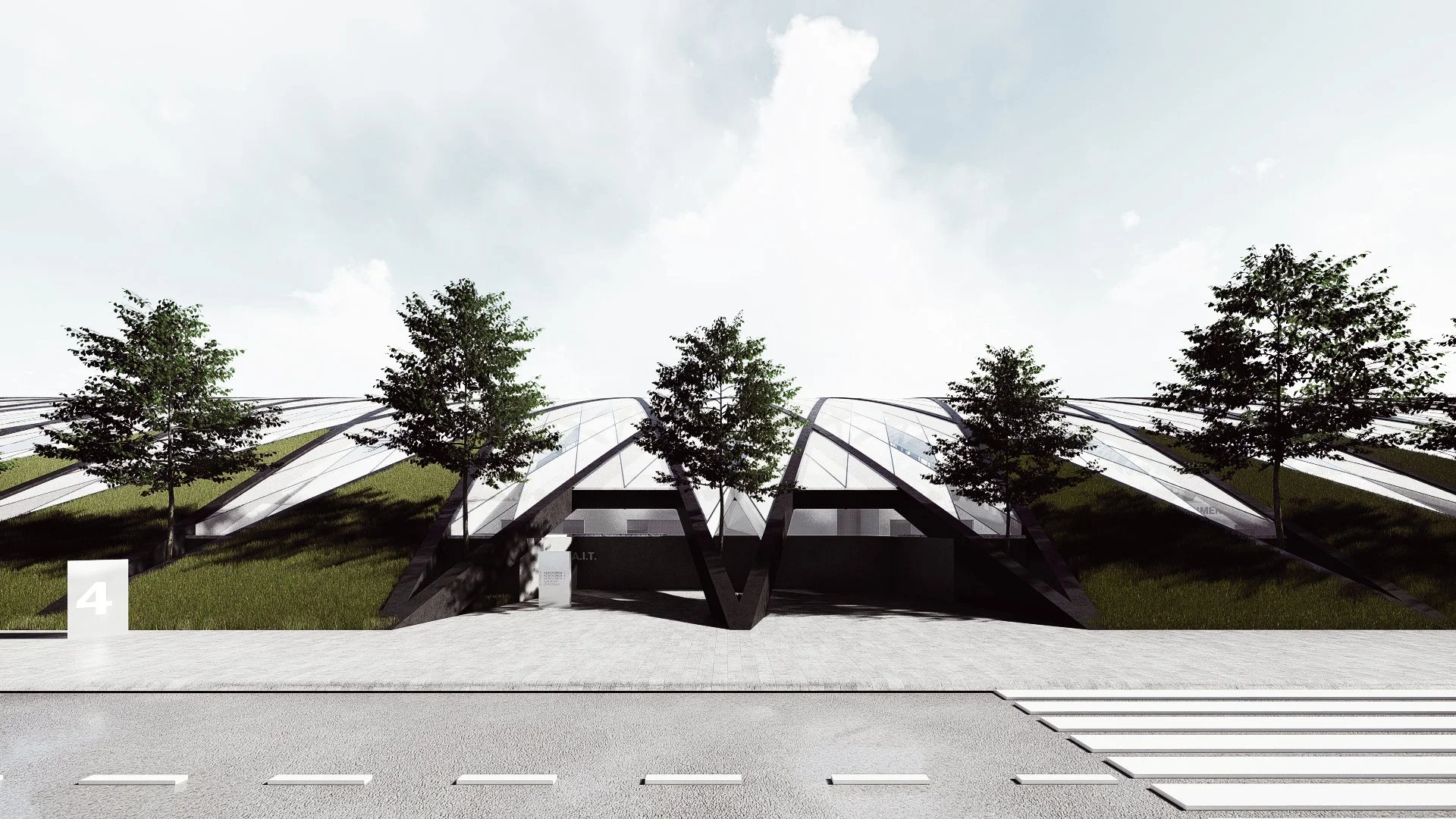 AIRPORT COMPETITION - DESIGNER: FGP - PROJECT LEADER: DAMAA - RENDER AND MODELIG: DAMAA