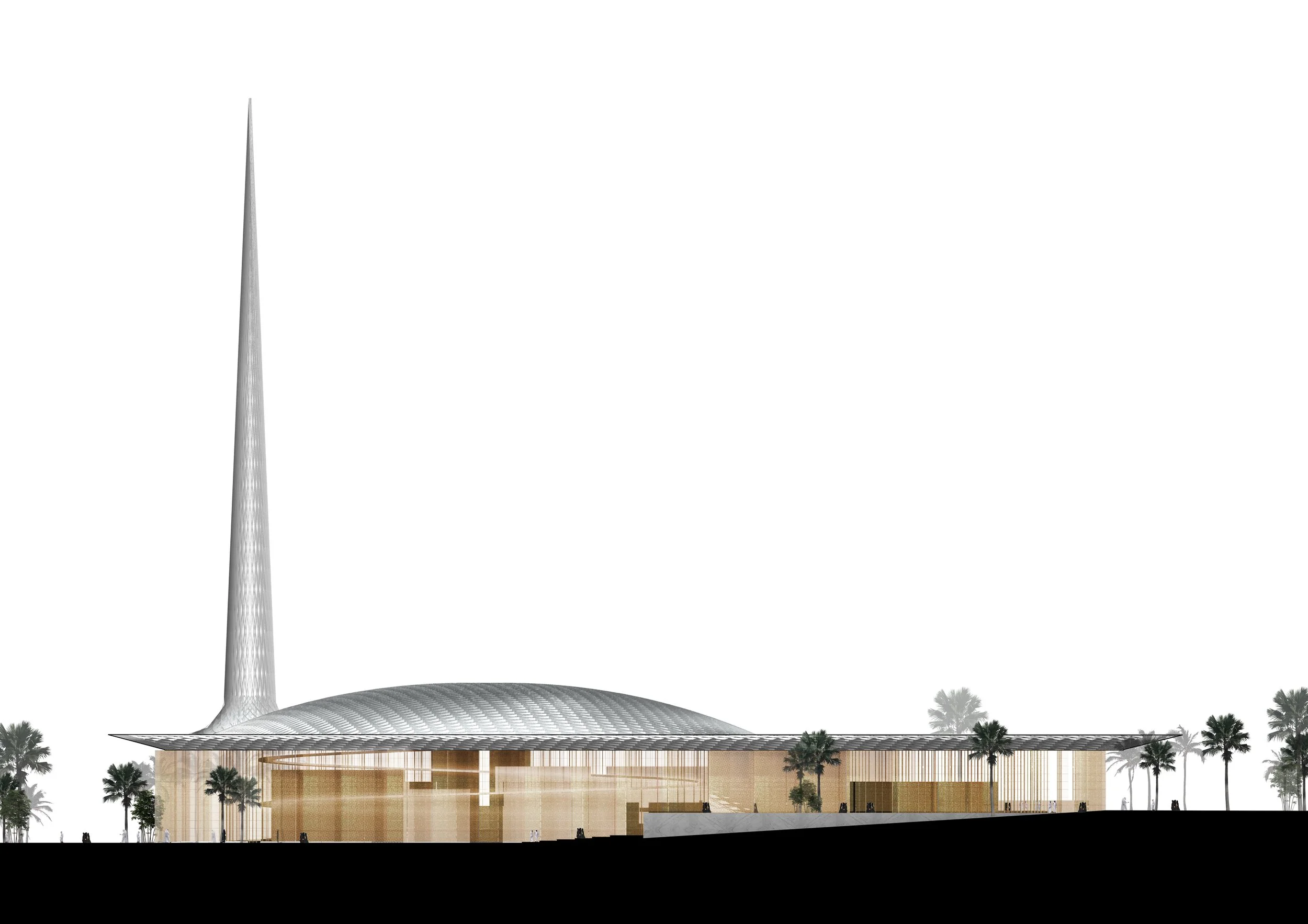 MOSQUE COMPETITION - DESIGNER: FGP - PROJECT LEADER: DAMAA - DRAWING: DAMAA