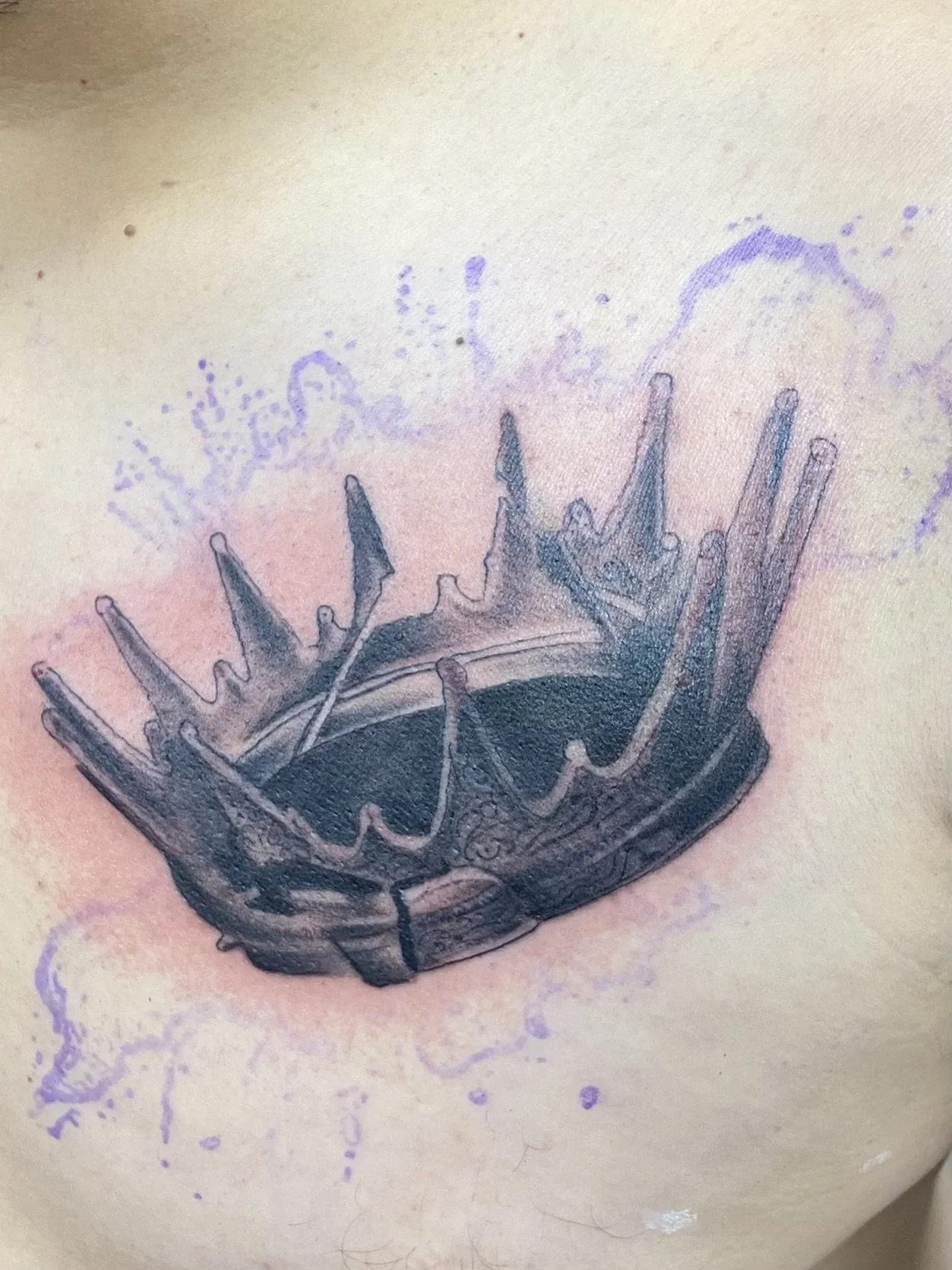 Black and Grey Crown