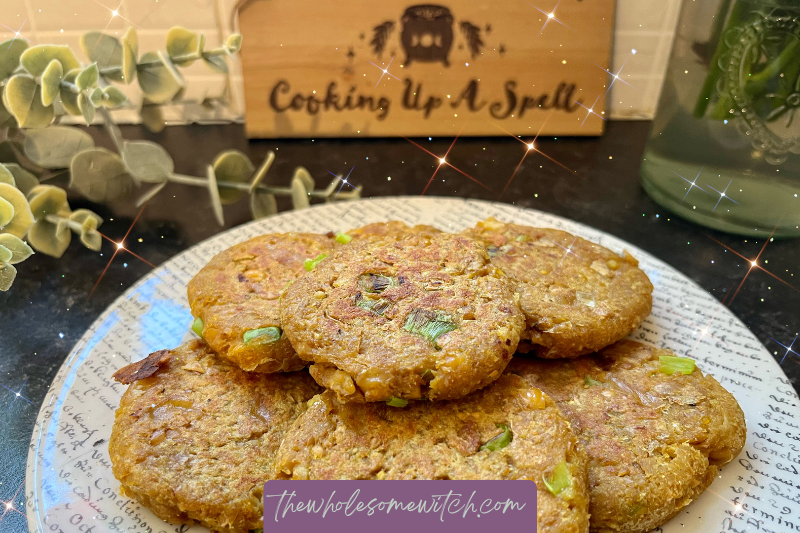Kitchen Witch Chickpea Fritters for Abundance