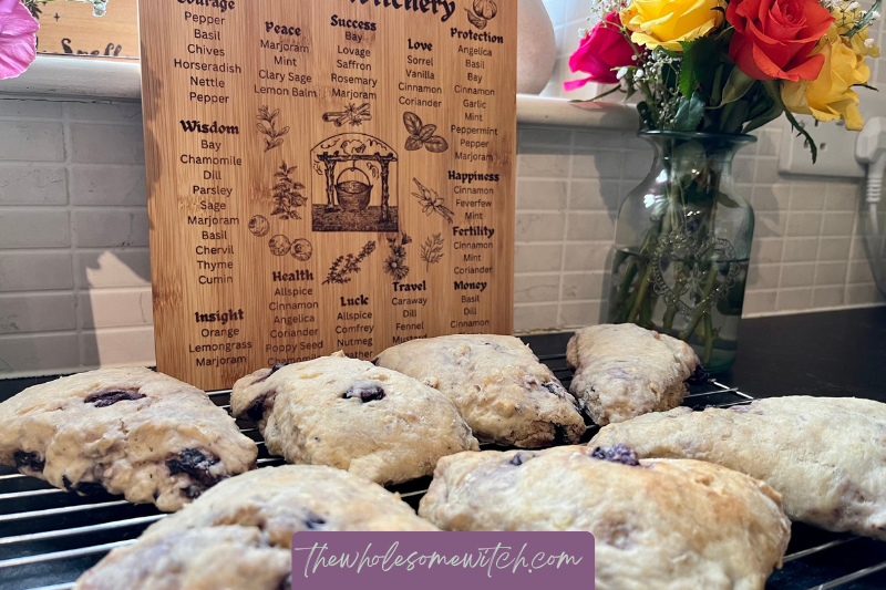 Kitchen Witch: Vegan Lemon Blueberry Scones