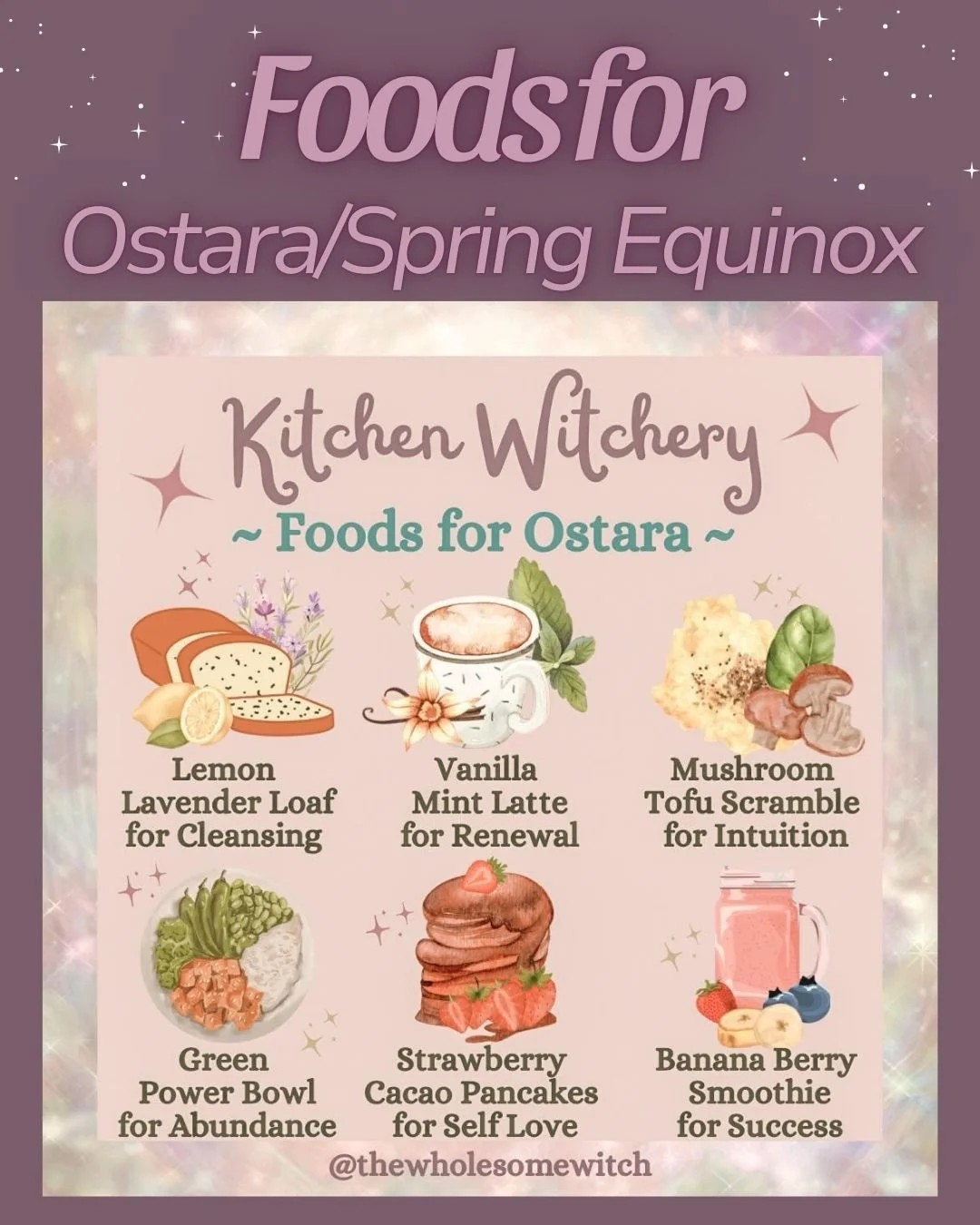 I can&rsquo;t believe spring is just 2 sleeps away! I am feeling so excited for this turn of the wheel. Anyone else feeling as ready as I am for all the rejuvenation, motivation, and vibrant energies that come along with this turn of the wheel? Also,