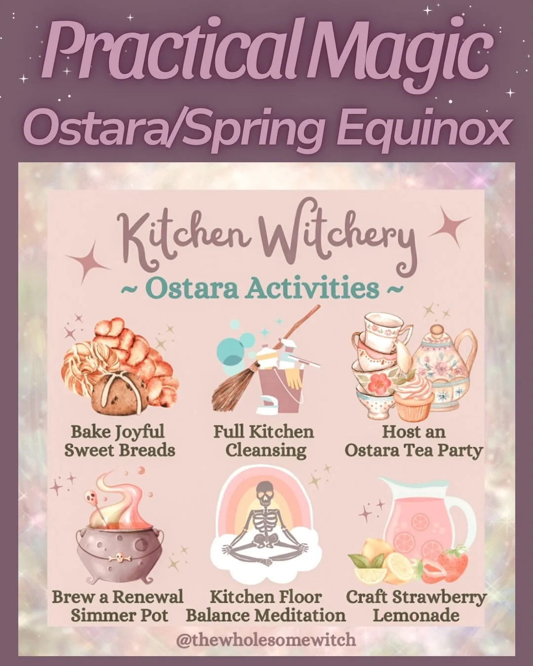 Ostara blessings witches! And happy Mabon to those in the Southern Hemisphere! Be sure to swipe over for more activity suggestions (for Mabon too). ✨
&hellip;
May this turn of the wheel bring much magic, renewal, joy, and positive transformation to y