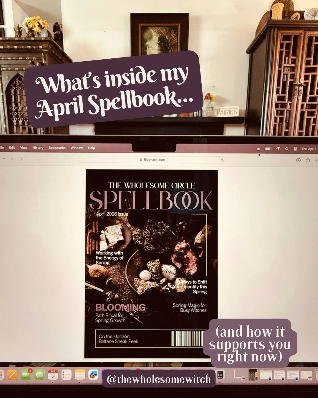 Does April feel motivating and inspiring for you or does it feel kind of like an in between month?  A month where things are shifting and spring is beginning to show itself, though it may still feel like winter where you are lol. It feels like a fres