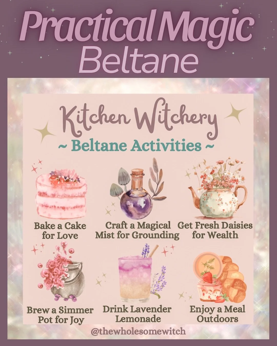 Beltane is in just five more sleeps witches! So for today let&rsquo;s look at a few kitchen themed activity ideas in case you&rsquo;re still figuring out your festivities. As always, if you are in the Southern Hemisphere be sure to swipe for Samhain 