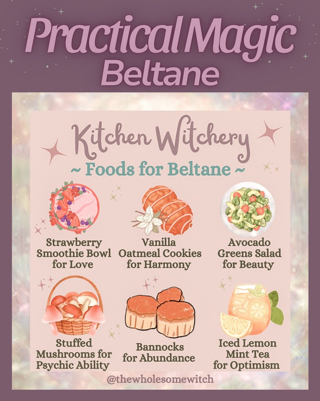 Beltane in just 3 more sleeps! And today we are looking at one of my favourite things about each turn of the wheel, food of course lol.  Foods that align well with Beltane energy to be more specific. Beltane is a time for celebrating nature, love, be