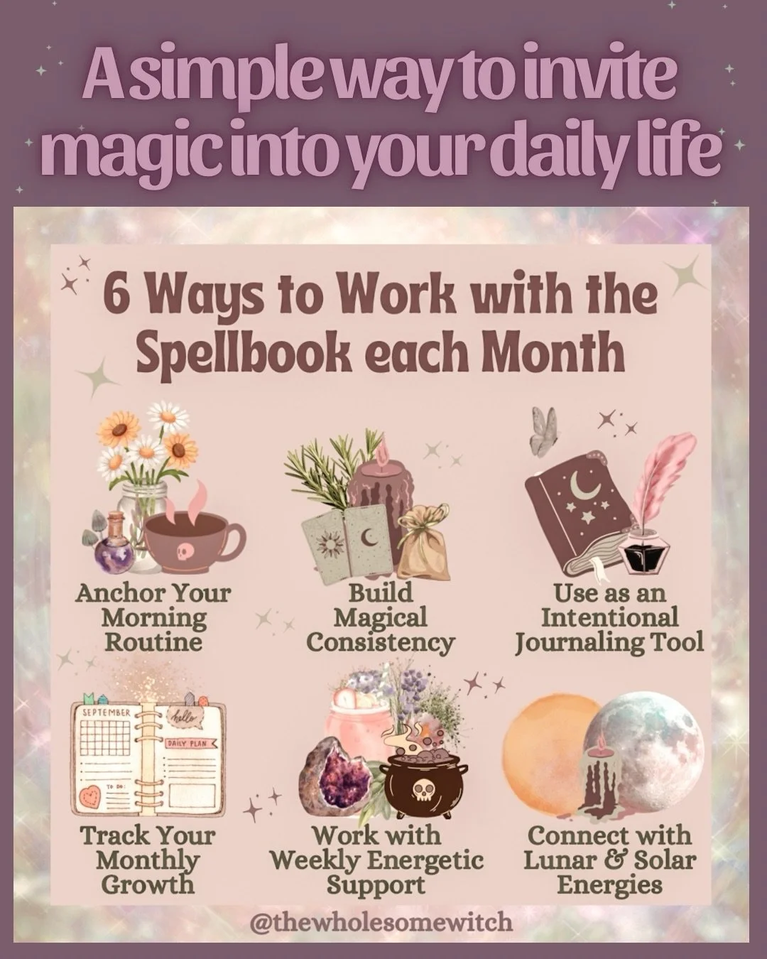 Happy Monday beautiful human! So, one of the most common questions I get is, How do I actually use your monthly Spellbook Subscription? And I&rsquo;m sometimes not great at talking about my own stuff (trying to get better though!) so may not make it 