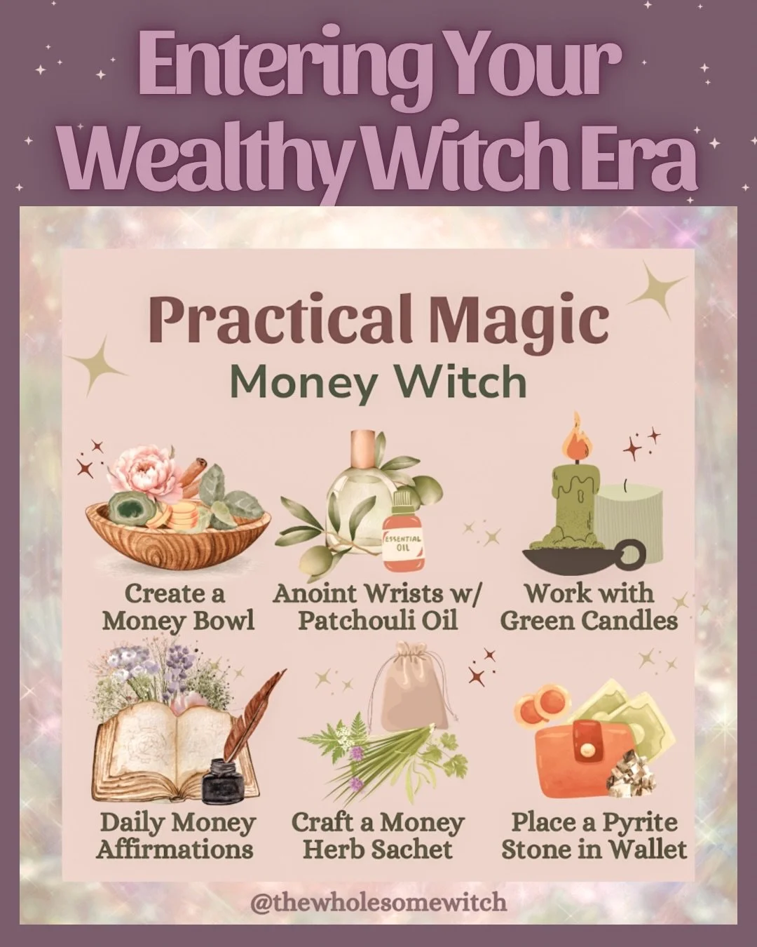 Happy Wednesday my witchy friends! As we are in the midst of Taurus season, today I decided to share with you some practical money magic practices. Let&rsquo;s face it, money is something that most of us could do with a little more of and Taurus seas