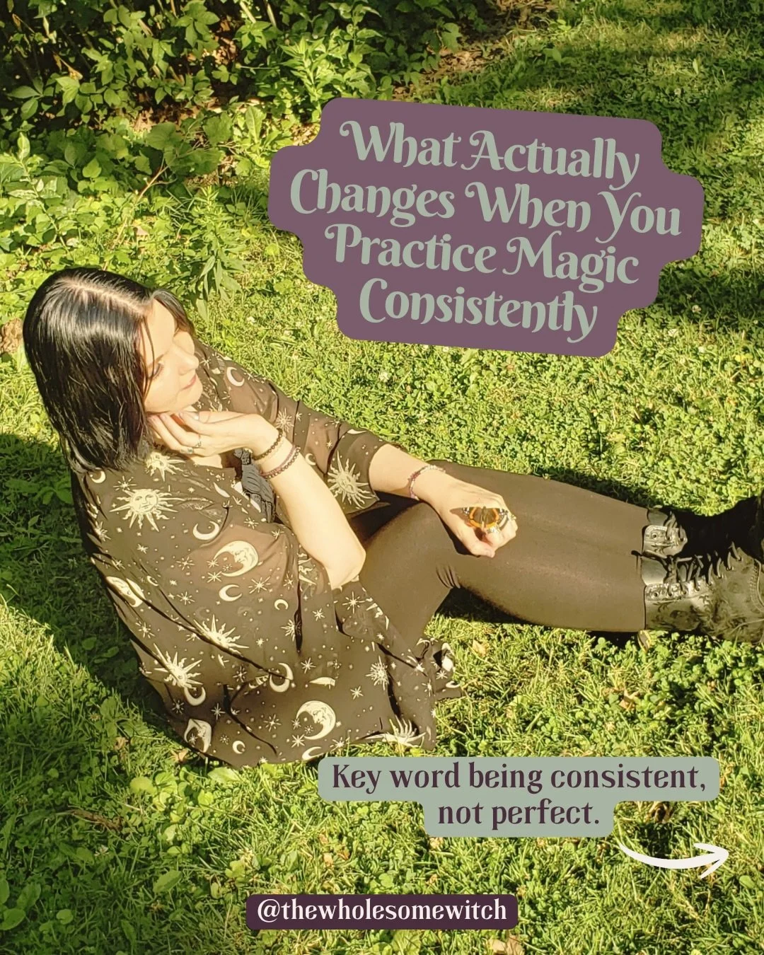When I first started practicing magic back in the 90&rsquo;s I thought there were a lot of things I had to do, rules I had to follow, tools I had to have, etc., regardless if they felt natural to me or not. ✨
&hellip;
After many years of evolving, gr