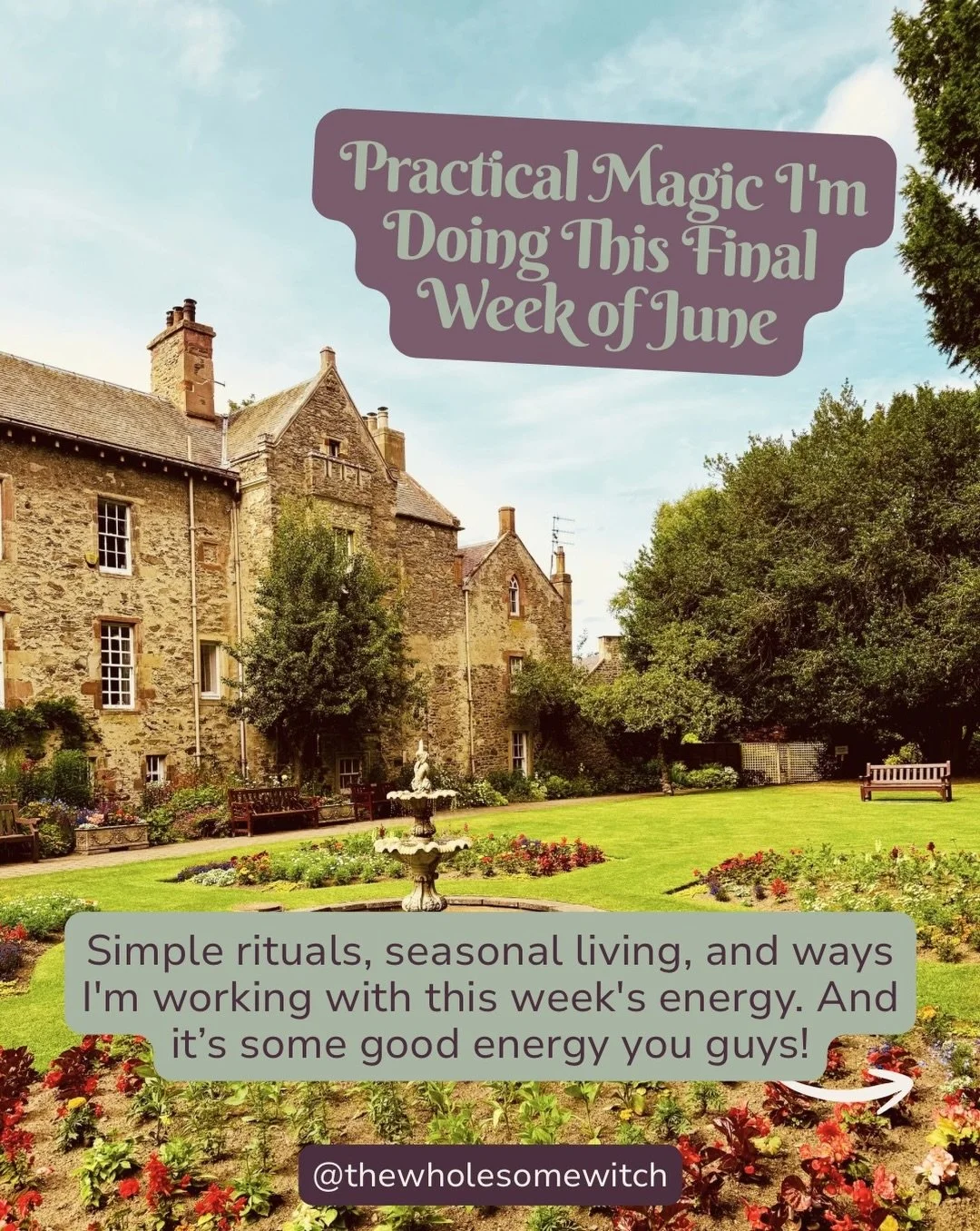 Practical Magic I&rsquo;m Working with in these final days of June! As we move through the final week of the month, I&rsquo;m focusing on healing my scarcity mindset that often rears it&rsquo;s ugly head lol, welcoming in more abundance, redefining w