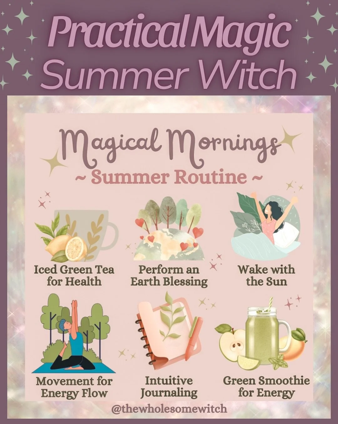It&rsquo;s Friday friends and the weekend is a great time to test out new routines. Here are a few magical summer morning routine ideas and be sure to swipe for evening ones! These are only a few options and just for fun, certainly not the end all be