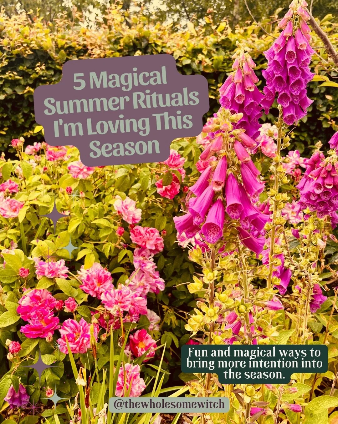 Each season holds its own magic and there are special little rituals we can hone in on that can connect us further with the season we&rsquo;re in. Summer is filed with life and vitality. It&rsquo;s in the herbs growing in the garden, the warmth of th