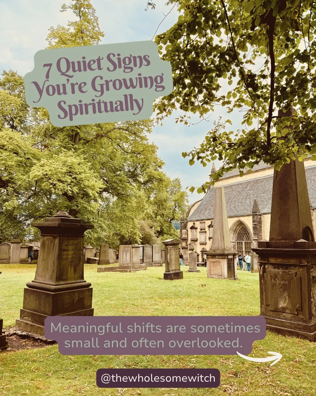 Spiritual growth (and personal growth in general) is a lifelong process. We are always growing, shifting, and evolving into the next version of ourselves. Spiritual growth can often be overlooked or happens behind the scenes over time and then one da