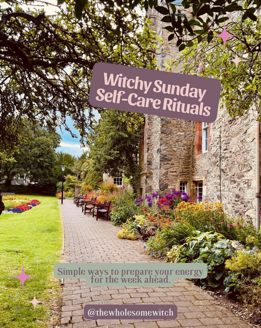 Happy Sunday everyone! Just wanted to share some magical Self-Care inspiration today. Sunday is a great day to prepare our energy for the week ahead. Or whatever day you might off. I work some Sundays, like today, but when I have them free I always t