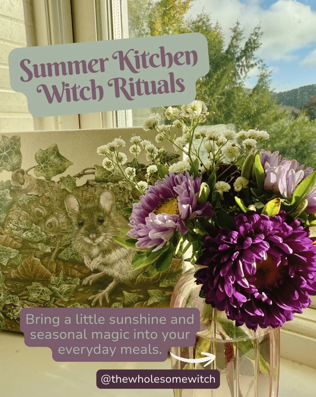 Just because summer is hot doesn&rsquo;t mean we can&rsquo;t make some magic in the kitchen. Harvest season is coming and it is one of my favourite times for kitchen witchery. And yes, a large part of harvest season takes place in the summer even tho
