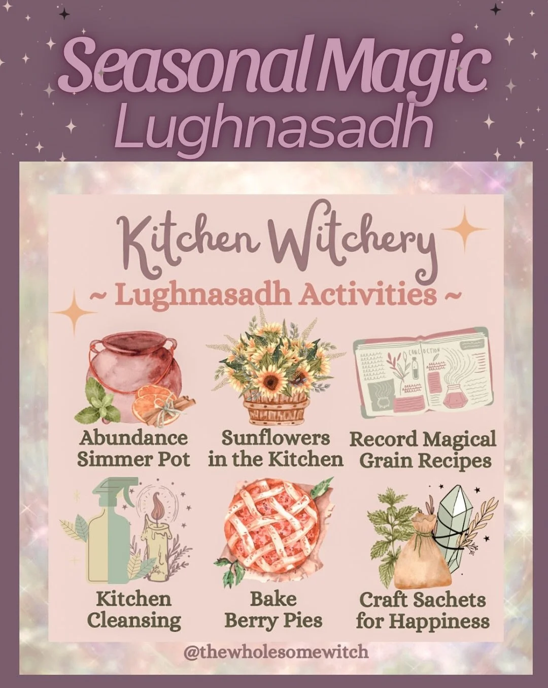 It&rsquo;s almost here friends! Lughnasadh is coming up this weekend or Imbolc if you are in the Southern Hemisphere. ✨
&hellip;
Lughnasadh marks the start of harvest season and, if I am being honest, it marks the start of me feeling like autumn is t