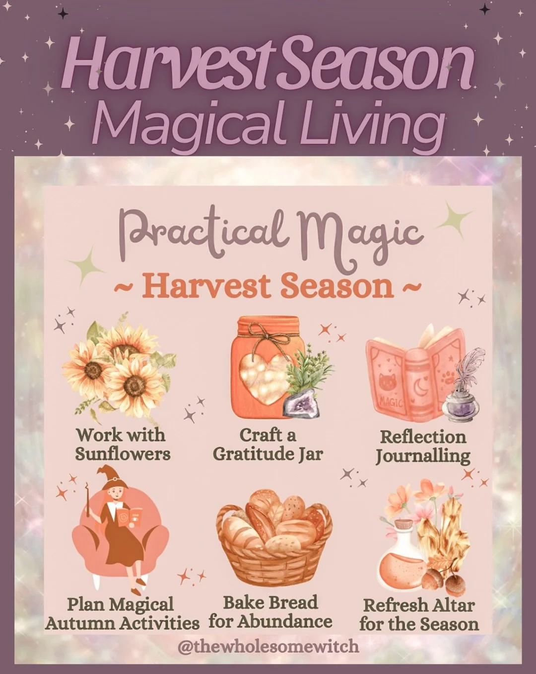 Well Harvest Season is officially underway and we are fully embracing it and all the upcoming autumn festivities over here in this corner of the internet. So today I wanted to share a few magical living activities to help you get into the spirit and 