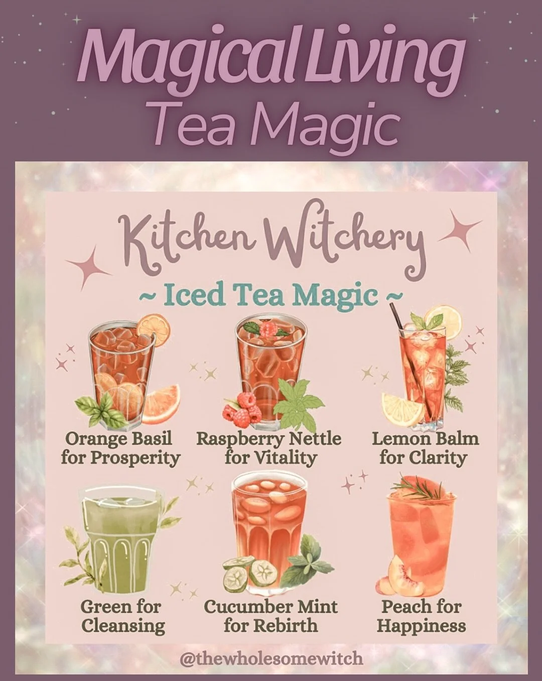 Following up on my Iced Coffee post from the other day, today we are looking at some magical Iced Teas to lean into over the next few weeks. Be sure to give this one a save for later and scroll back a little for the Iced Coffee post if you missed it!