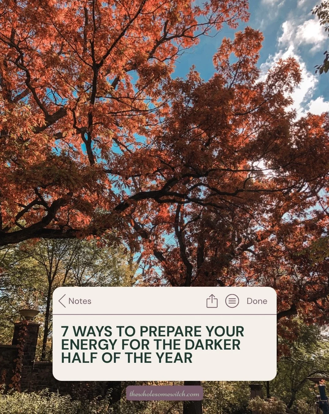 The dark part of the year is knocking. Are you ready to answer? I actually can&rsquo;t believe how quickly the evenings are lengthening and I for one am excited for it. When the dark begins to lengthen it always gives me all the cozy magical feels. I
