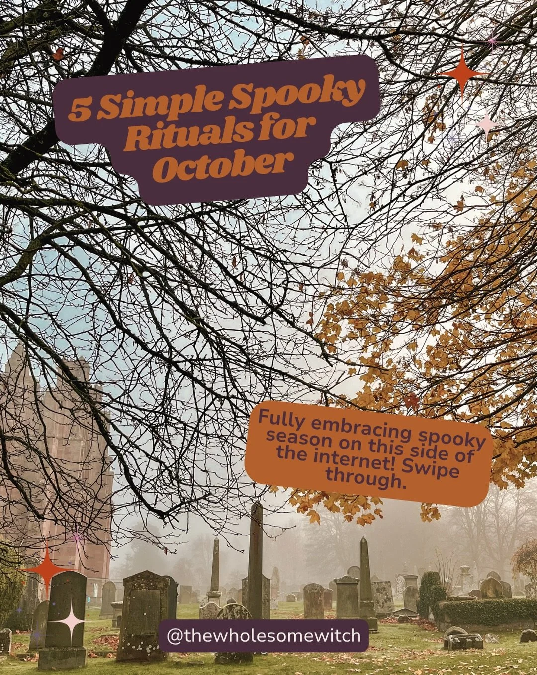 Happy October Witches! Now, I like dark and spooky any time of year but I especially love leaning into those energies during the month of October. If you are on that same wavelength, then you just might enjoy doing these simple, yet slightly spooky, 