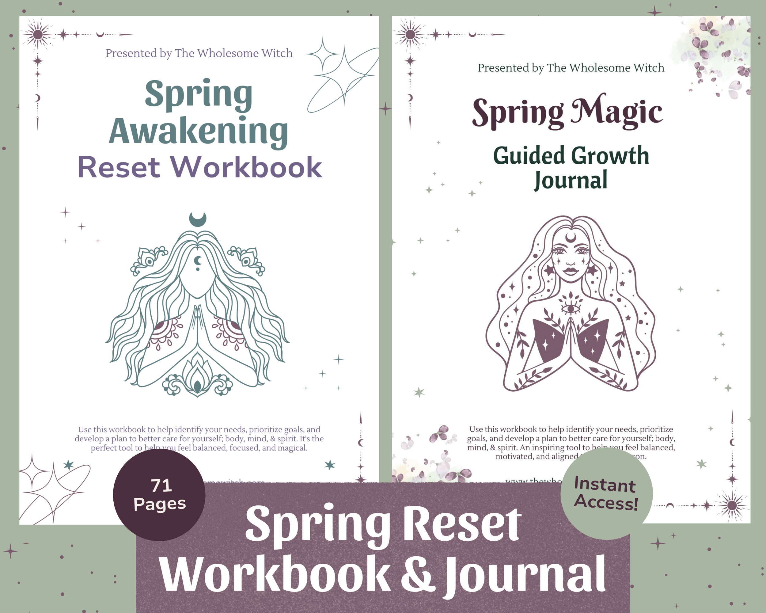 Spring Reset Workbook & Guided Journal Printable