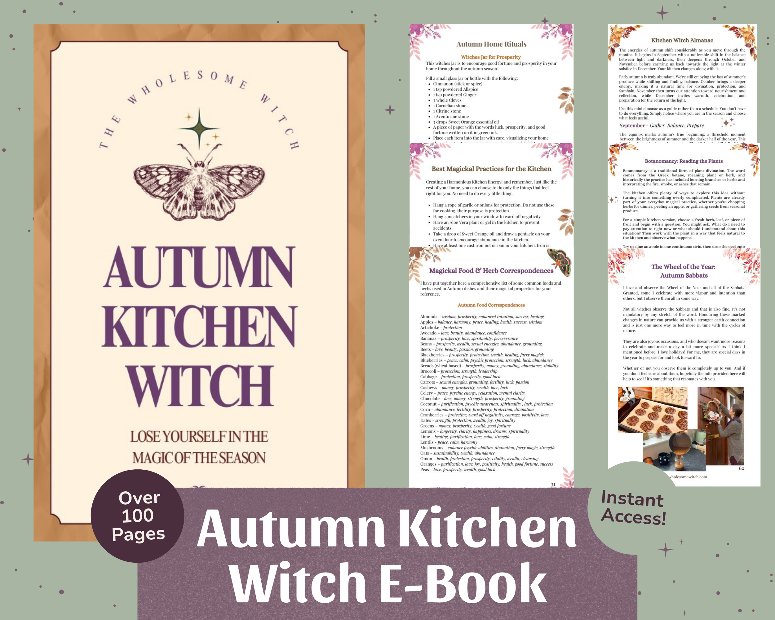 Autumn Kitchen Witch E-Book