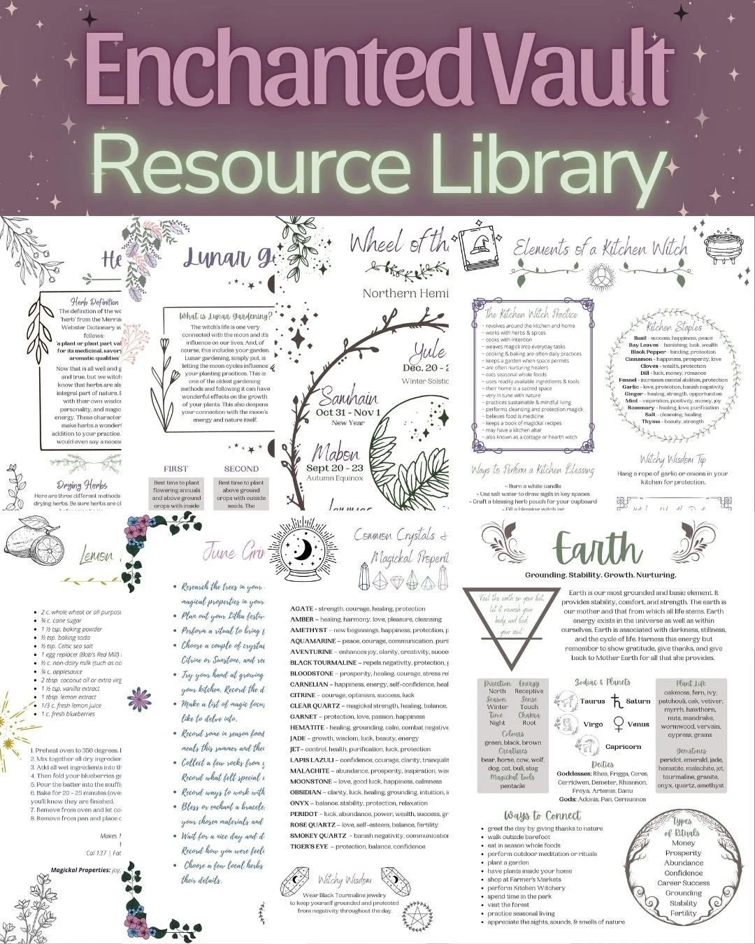 Enchanted Vault Grimoire Library