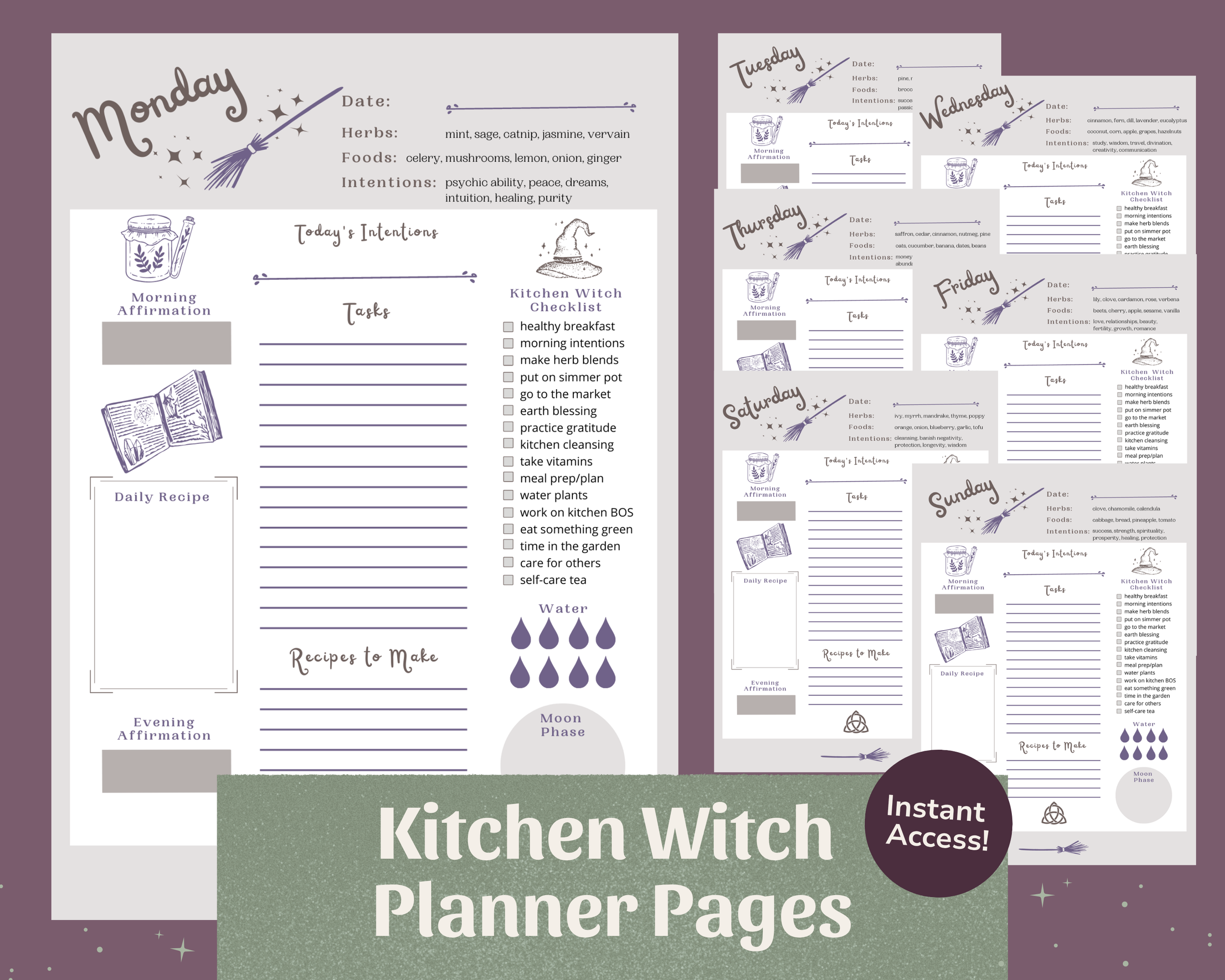 ETSY MAIN PIC - Kitchen Witch Planner 2026.png