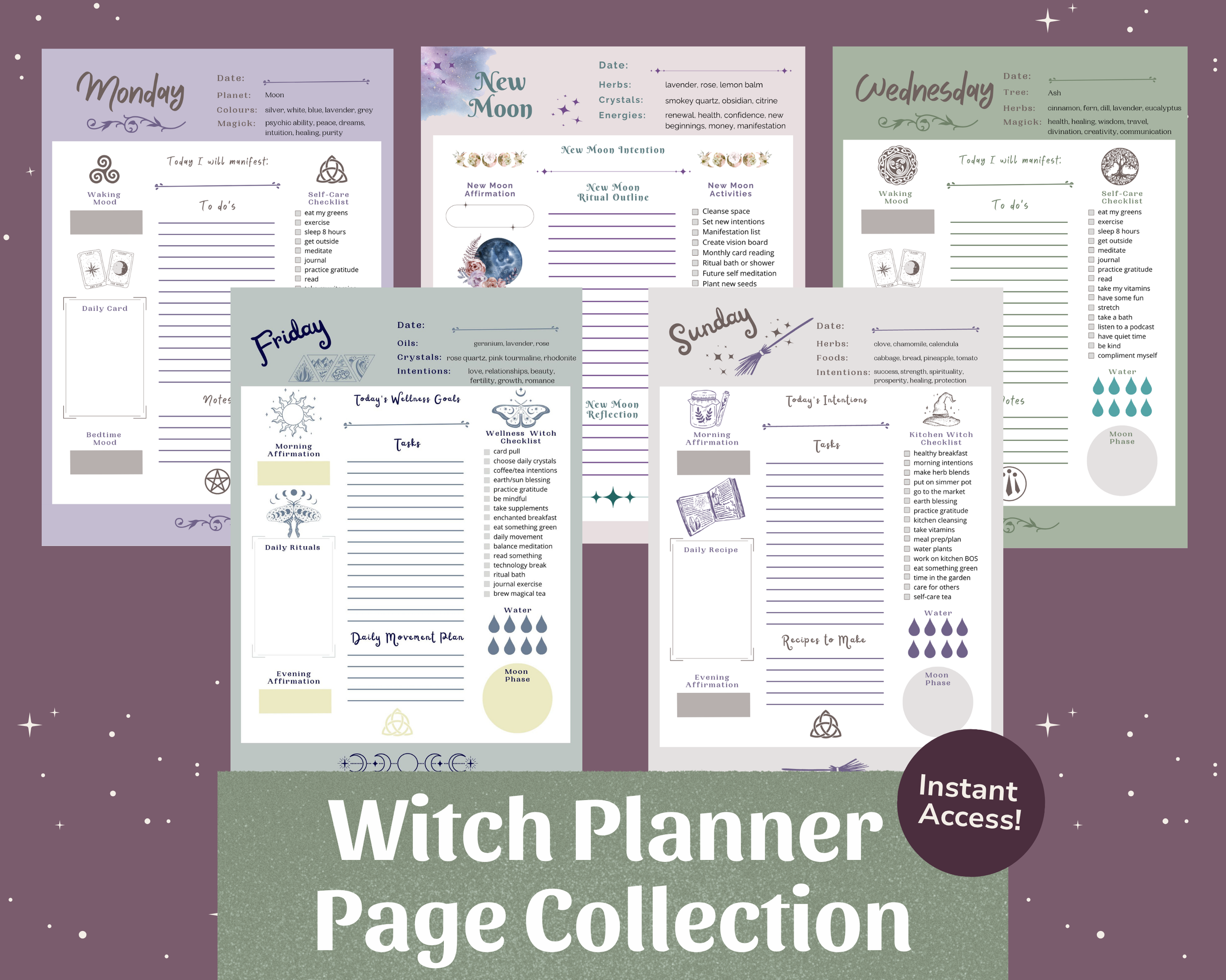 ETSY MAIN PIC - Witch Planner Collection.png